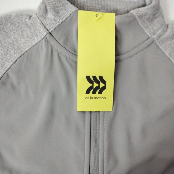 All in Motion Boys Kids Sweatshirt XS (4/5) Quarter Zip Gray Cozy Everyday - Picture 4 of 6